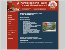 Tablet Screenshot of praxis-muscholl.de